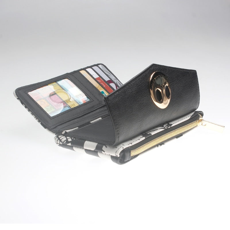 Women Wallets Fashion Quality Card Holder Classic Female Purse Zipper Coin Wallet 5526