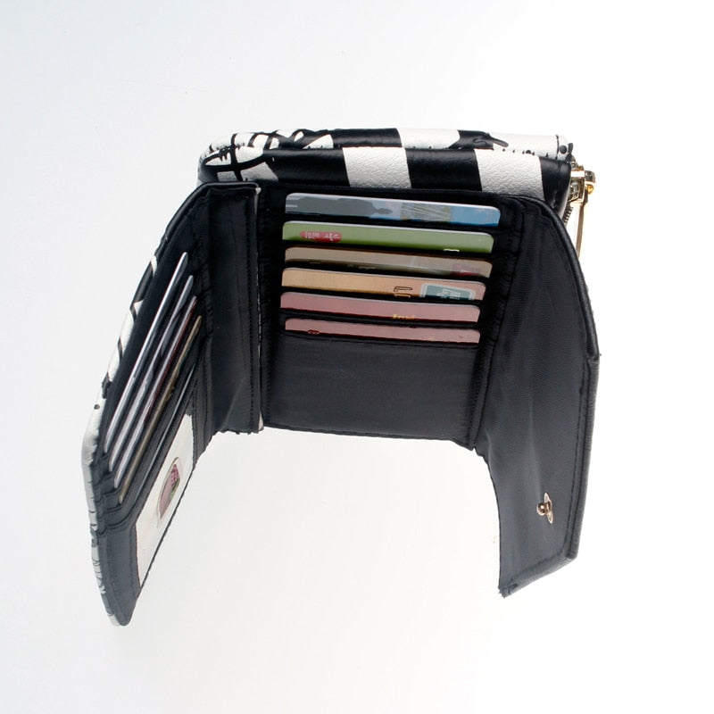 Women Wallets Fashion Quality Card Holder Classic Female Purse Zipper Coin Wallet 5526