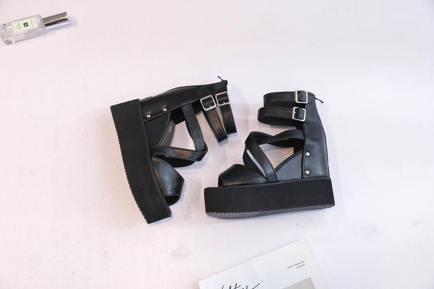2023 Summer Leisure Women's Wedges sandals Ladies Roman shoes Platform Shoelaces High Heels Female Casual Shoes Large size 42