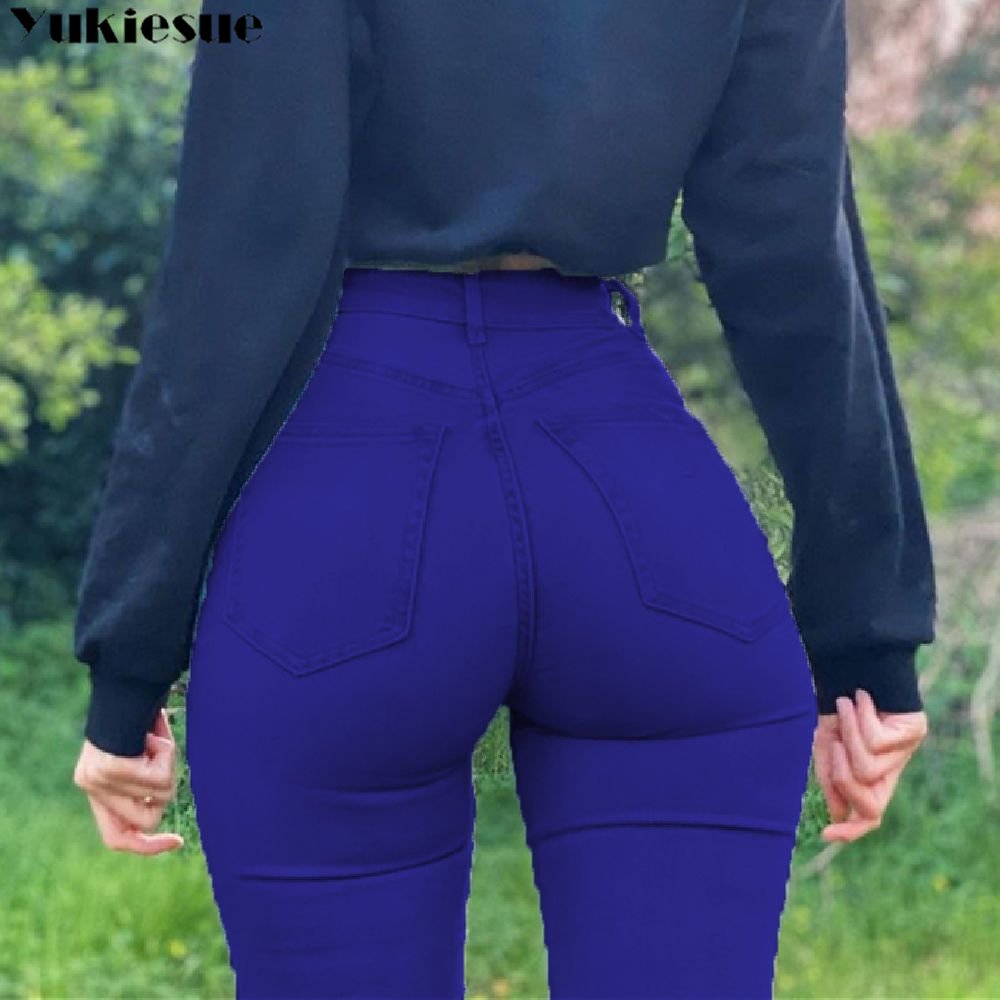 New Spring Sexy Vintage Fashion y2k Streetwear Stretch Women's Jeans Skinny Jeans for Women High Waist Long Jean woman pants