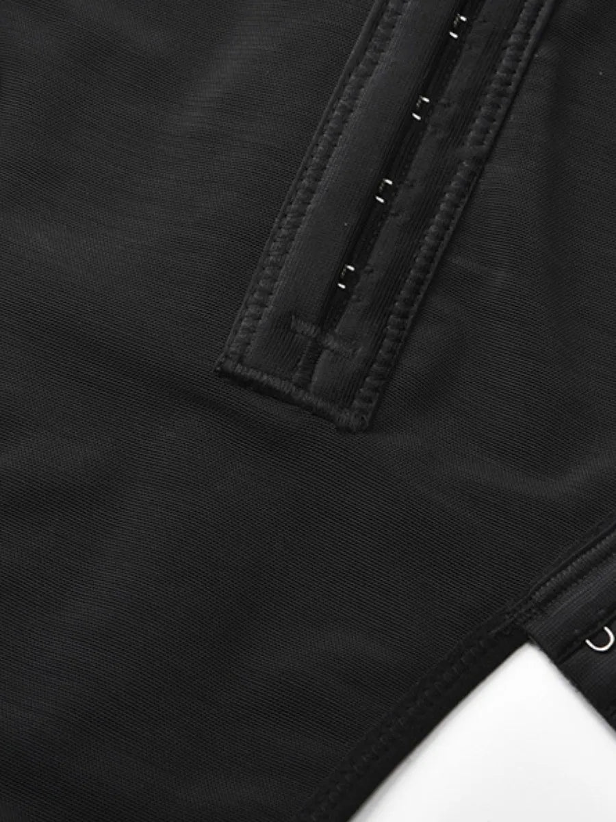 LW SXY Plus Size Shapewear Shorts High Waist Boxer Waist Trainer Women's Corset Breasted Flat Belly Panties Plus Size Body Shape