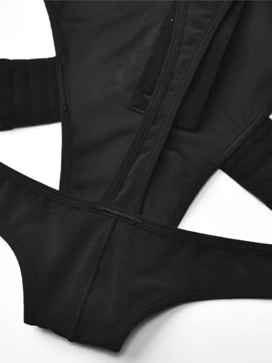 LW SXY Plus Size Shapewear Shorts High Waist Boxer Waist Trainer Women's Corset Breasted Flat Belly Panties Plus Size Body Shape