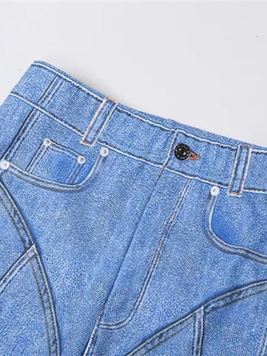 LW Plus Size Denim Skinny Stretchy Leggings Women's pants clothing Legging Women's Leggins High Waist Skinny Trousers