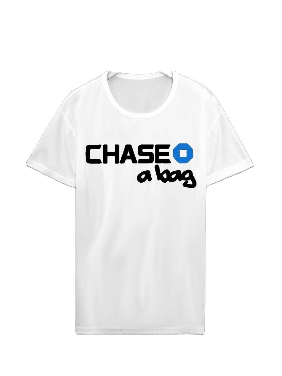 LW Plus Size Women's T-shirts Chase A Bag Letter Print T-shirt Tops O-neck Short Sleeves Loose Summer Tshirt White Tees