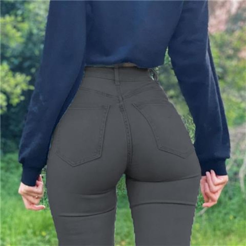 New Spring Sexy Vintage Fashion y2k Streetwear Stretch Women's Jeans Skinny Jeans for Women High Waist Long Jean woman pants