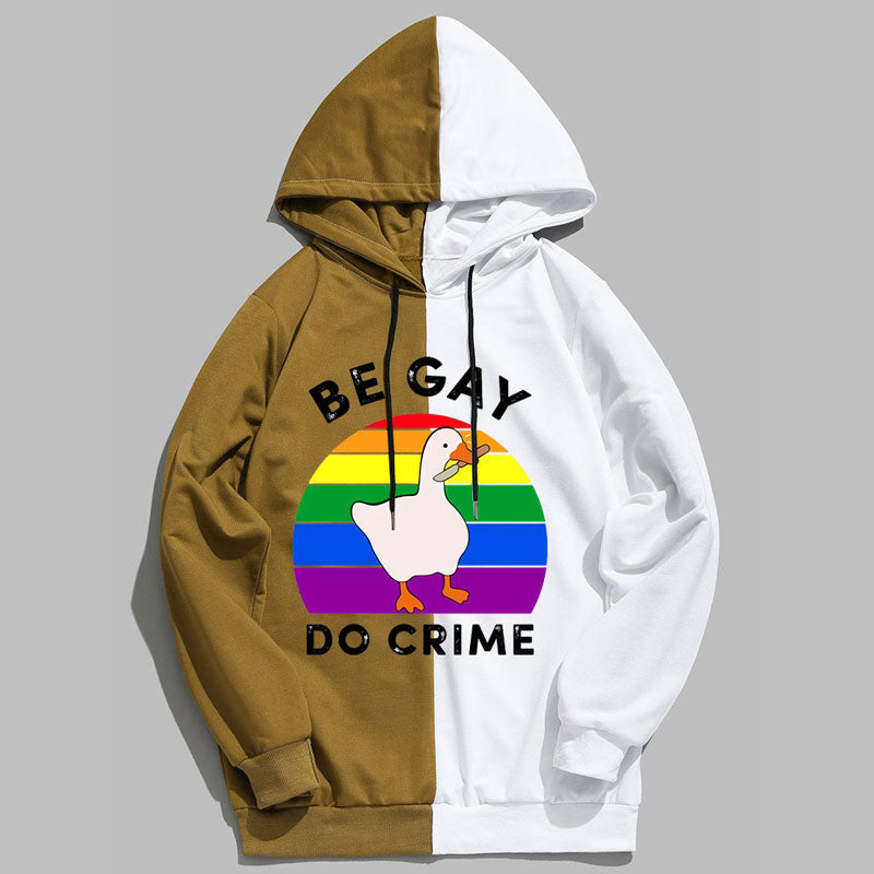 Lgbt Pride Goose Oversized Hoodies Moletom Gay Pride Lesbian Oversized Hoodies Sudaderas Lgbtq Rainbow Harajuku Hoodies Cloth