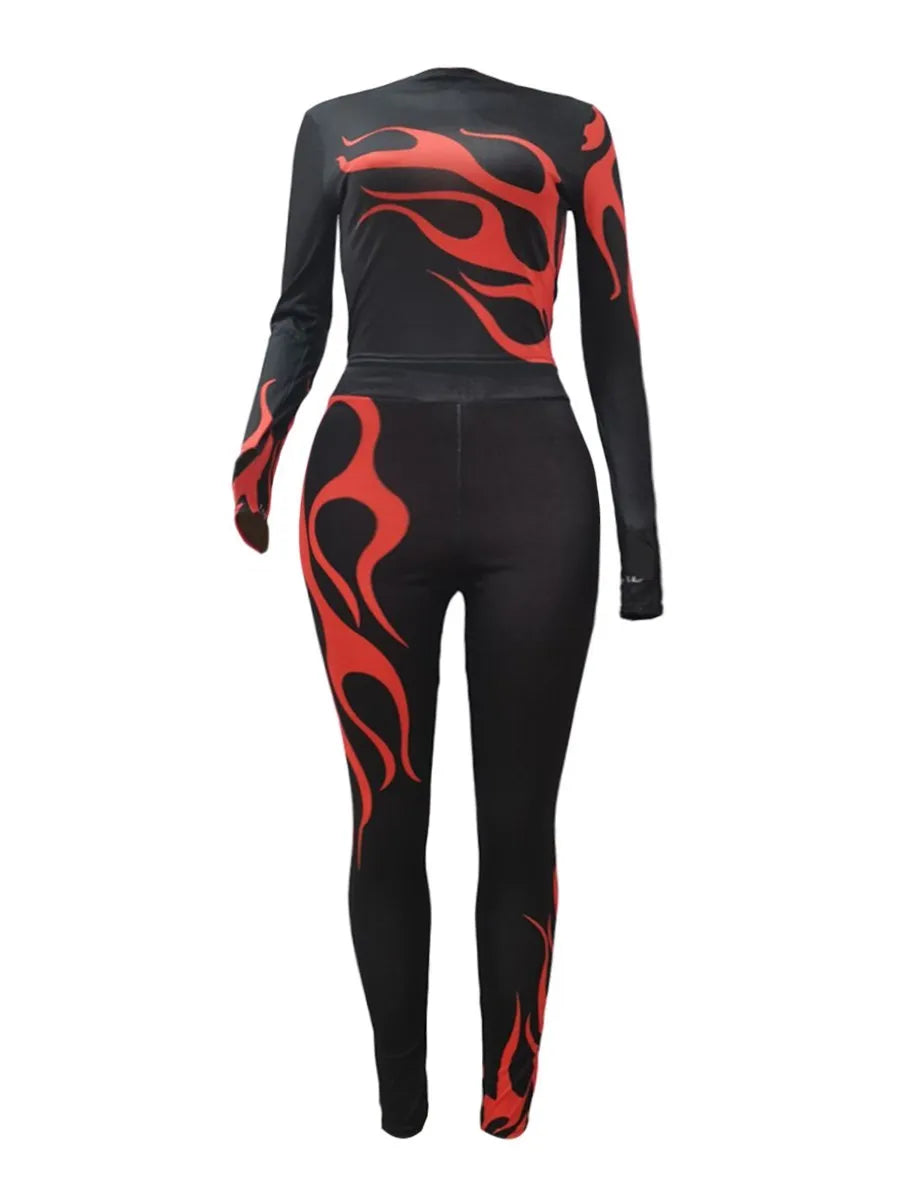 LW Plus Size Winter Women Sport Fitness 2 Two Piece Set Long Sleeve Crop Tops Tshirt Leggings Pants Set Bodycon Tracksuits Wome