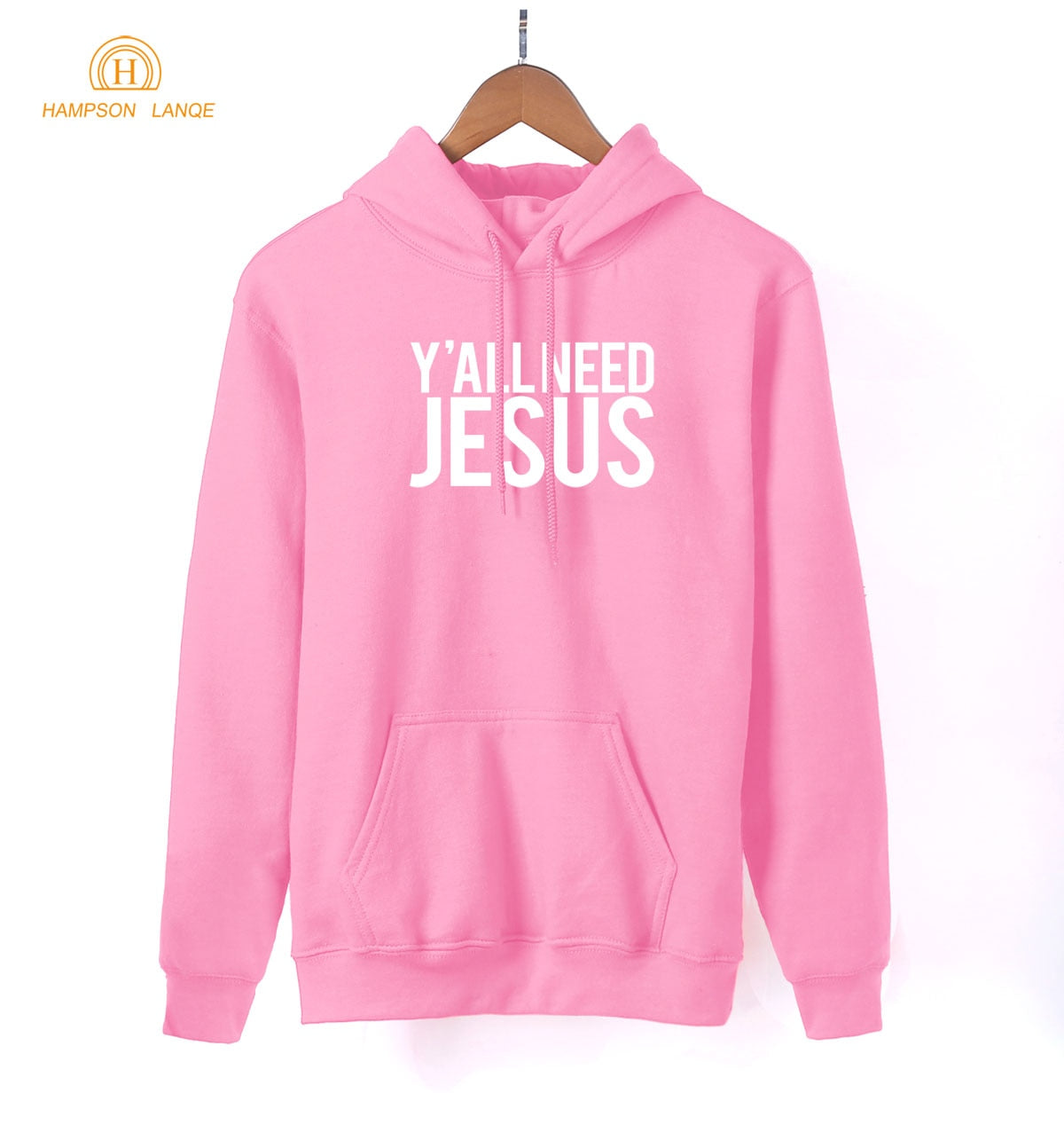 HAMPSON LANQE Jesus Christian Hoodies For Women 2020 Spring Autumn Sweatshirts Fleece Long Sleeve Pullovers Streetwear