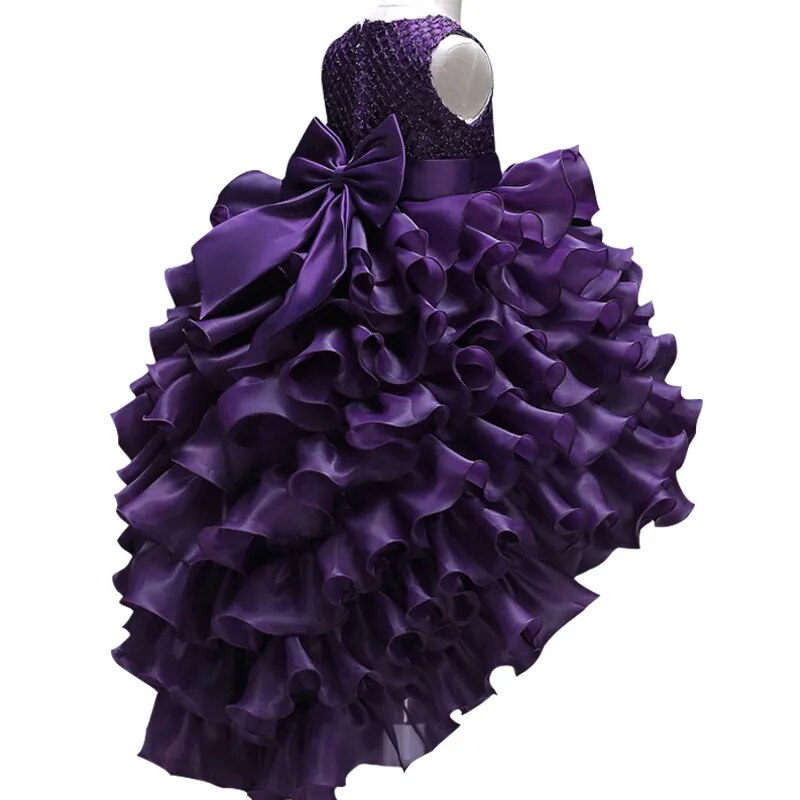 Girls Princess Dress Kids Clothes Wedding Party Dress Toddler Girl Formal Ball Gown Infant Children Christmas Costumes Girls