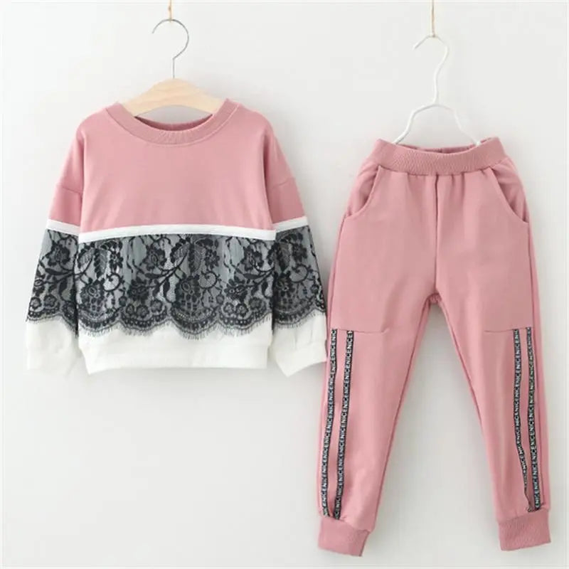 Toddler Girls Clothing Sets 2020 Autumn Winter Girls Clothes T-shirt+Pant 2pcs Outfits Kids Clothes Girls Suit Children Clothing