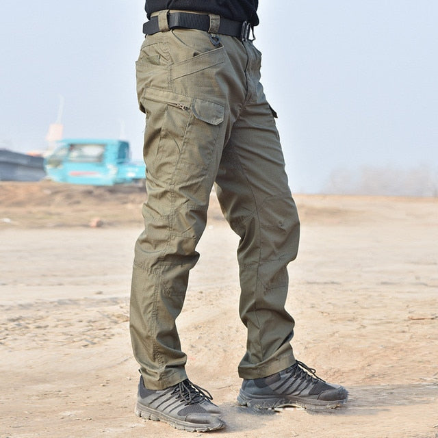 IX9 City Military Tactical Pants Men SWAT Combat Army Pants Casual Men Hiking Pants Outdoors Trousers Cargo Waterproof Pants