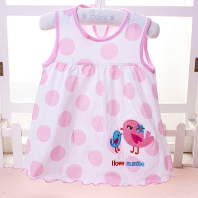 Summer Baby Dress New Girls Fashion Infantile Dresses Cotton Children's Clothes Flower Style Kids Clothing Princess Dress