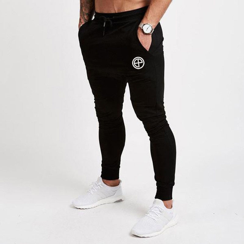 Mens tracksuit Bottoms joggers sport pants Gyms Thin fitness Skinny  trousers Elasticity Running Pants Men Solid Casual pantalon