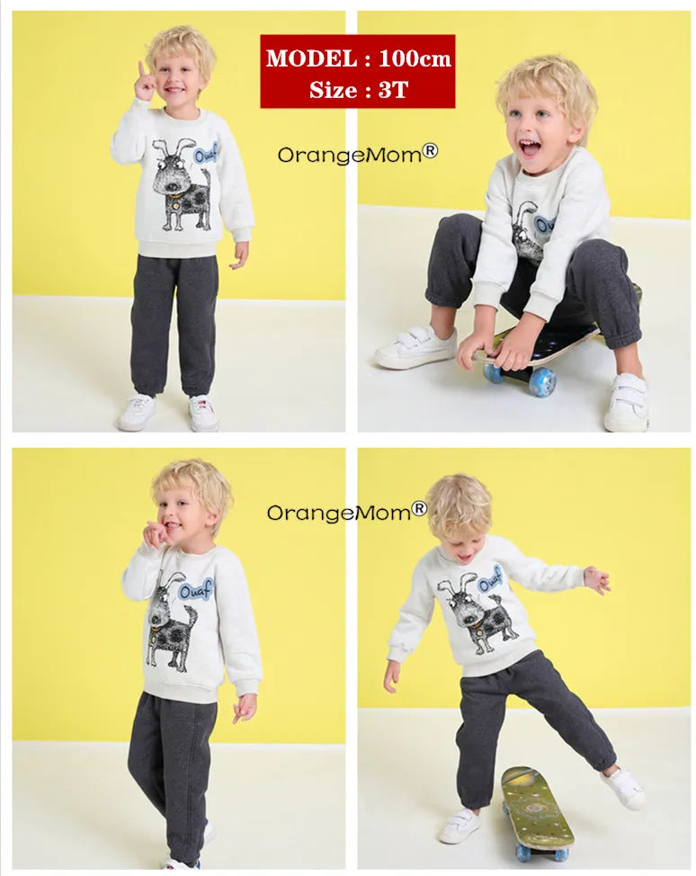 Fashion bear sport clothing sets for kids clothes 3-6Y hoodies T-shirt for boys clothes spring autumn casual children's clothing