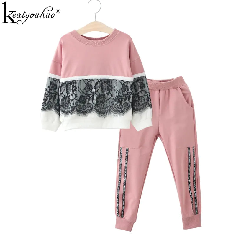 Baby Girl Clothes Winter Kids Sport Suits Children Clothing Sets T-shirt+Pants 2Pcs Cotton Girls Clothes Tracksuits For Baby