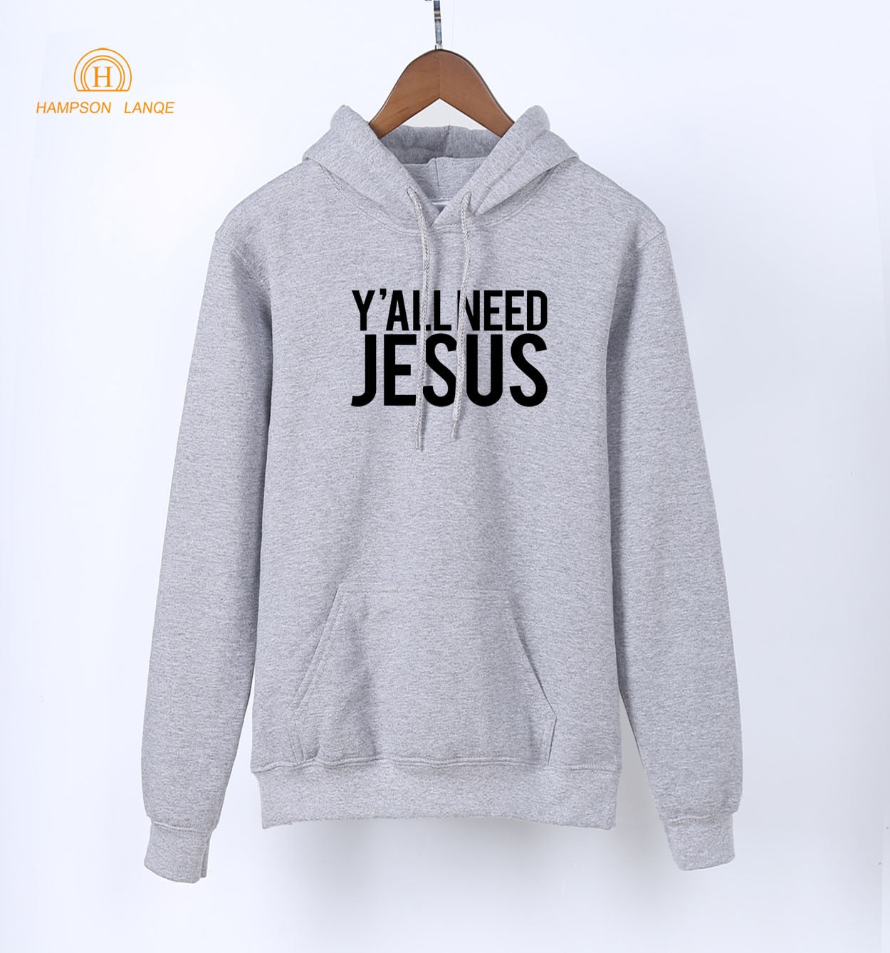 HAMPSON LANQE   Jesus Christian Hoodies For Women 2020 Spring Autumn Sweatshirts Fleece Long Sleeve Pullovers Streetwear