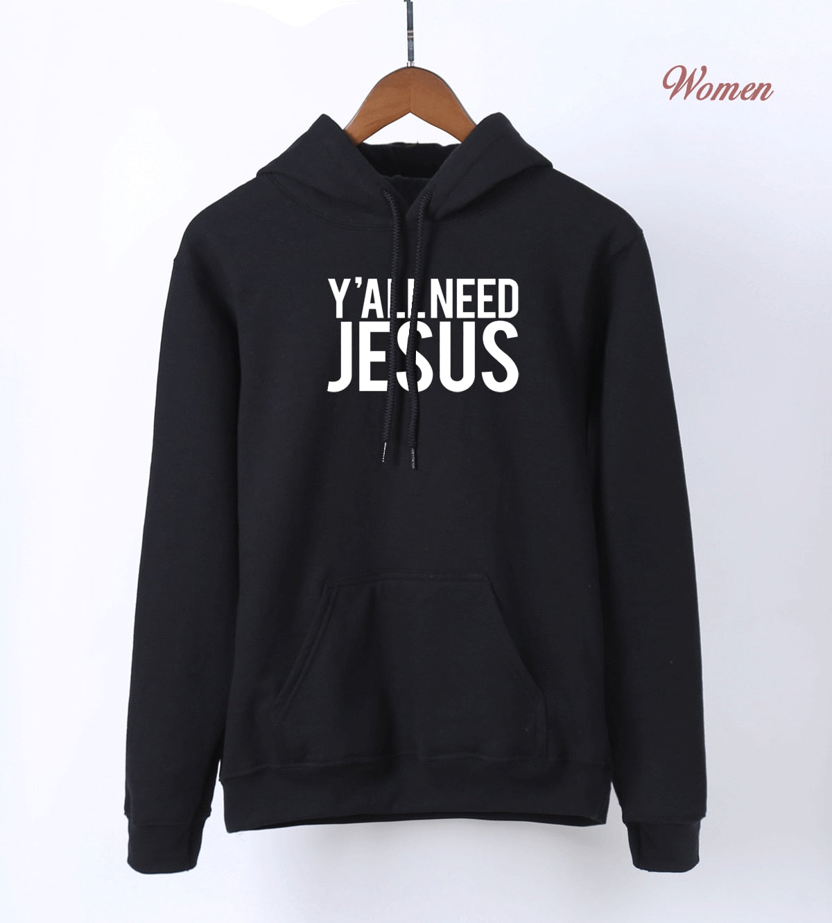 HAMPSON LANQE   Jesus Christian Hoodies For Women 2020 Spring Autumn Sweatshirts Fleece Long Sleeve Pullovers Streetwear