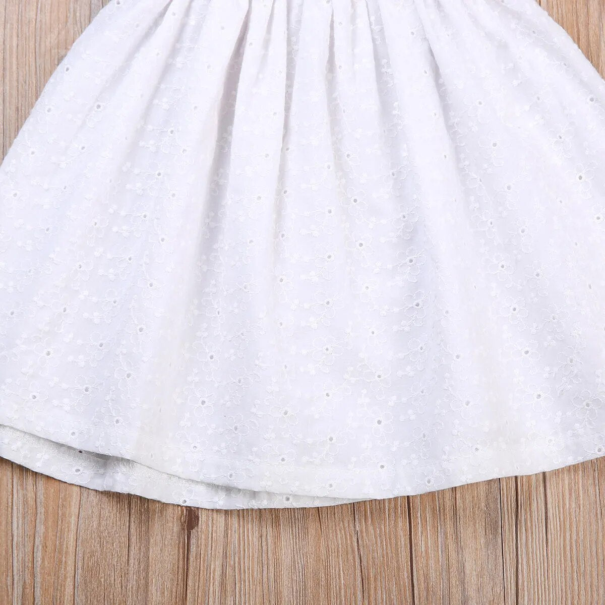 Summer 2017 Toddler Pure White Girls Kids Baby Ruffles Off Shoulder Summer Casual Party Dress NEW