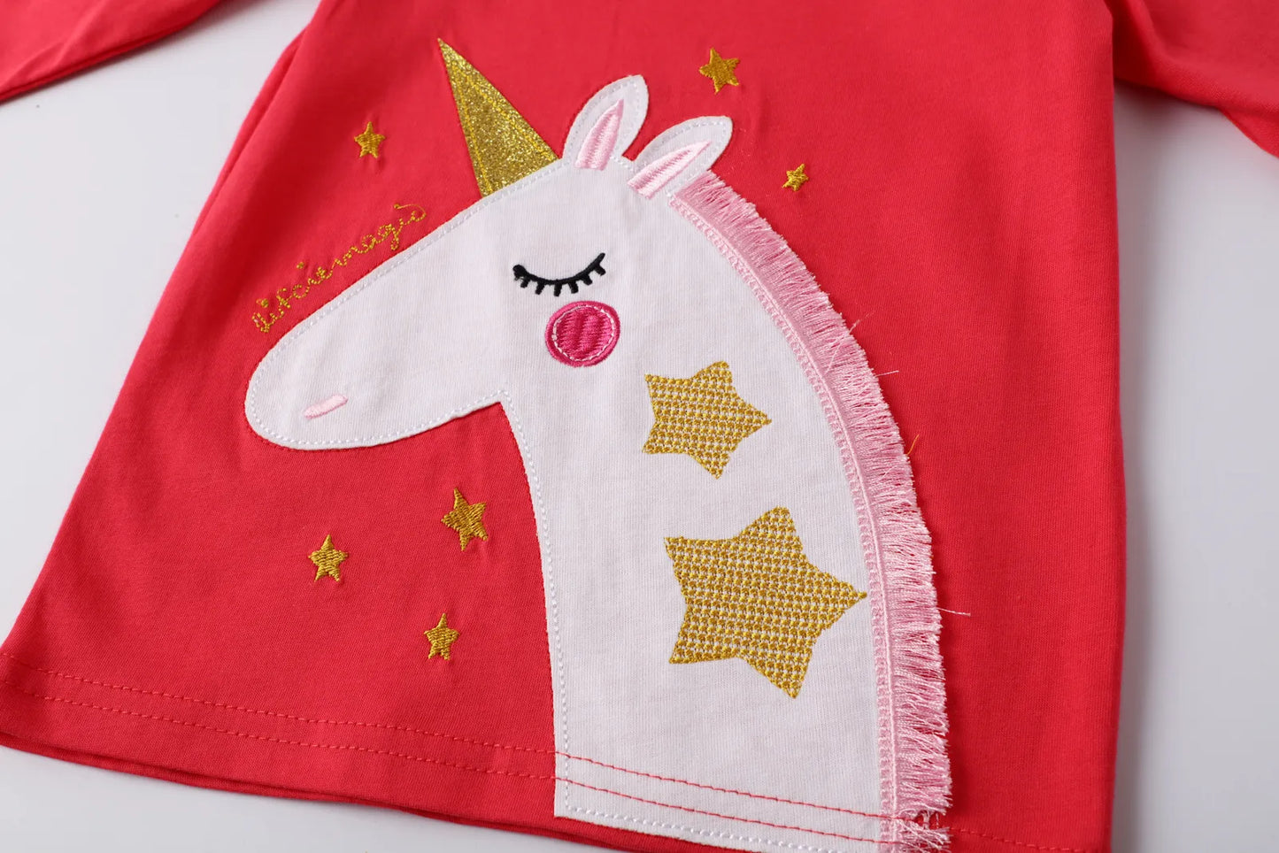 girls long sleeve cotton dress children's clothing autumn spring new appliques cartoon girl dresses baby clothes