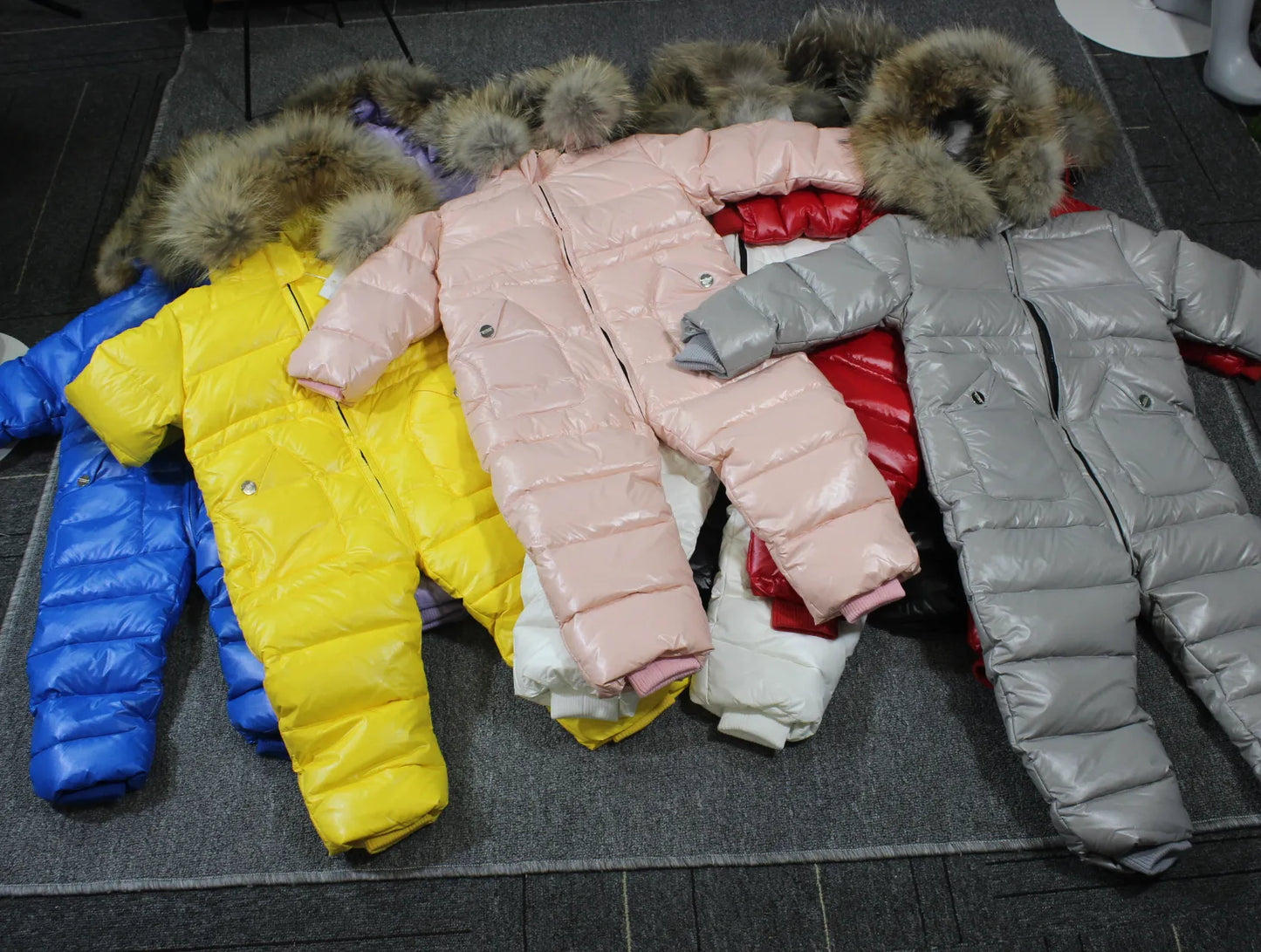 Cheap Degree Russian Winter Children's Clothing Down Jacket Boys Outerwear Coats , Thicken Waterproof Snowsuits Girls Clothing