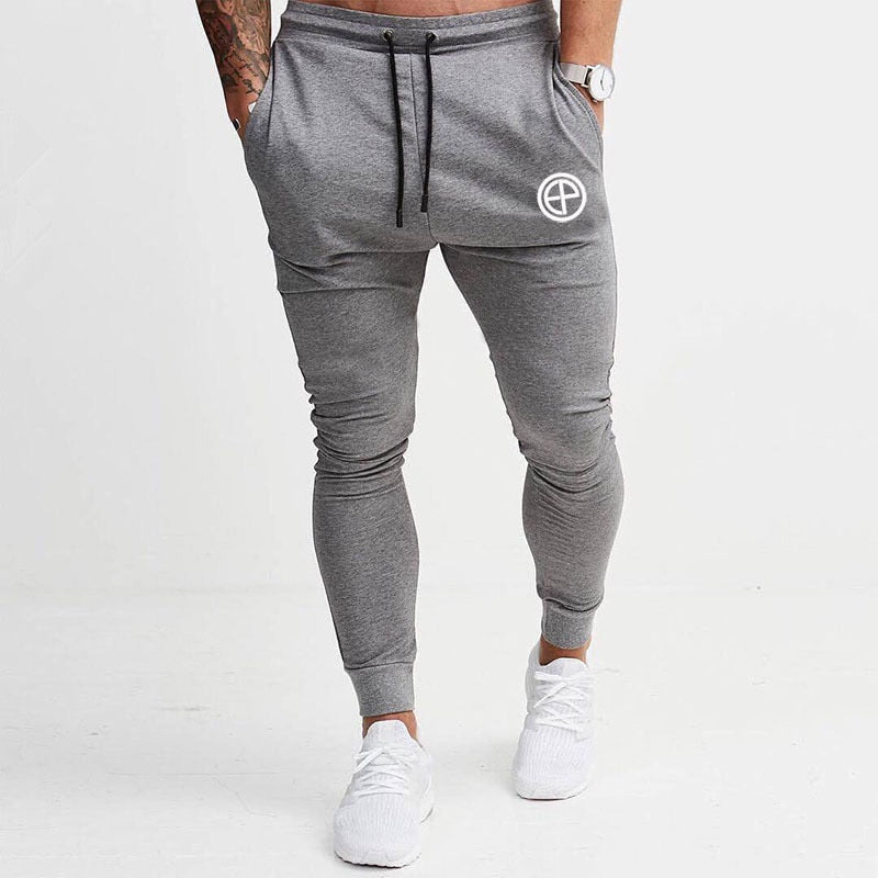 Mens tracksuit Bottoms joggers sport pants Gyms Thin fitness Skinny  trousers Elasticity Running Pants Men Solid Casual pantalon