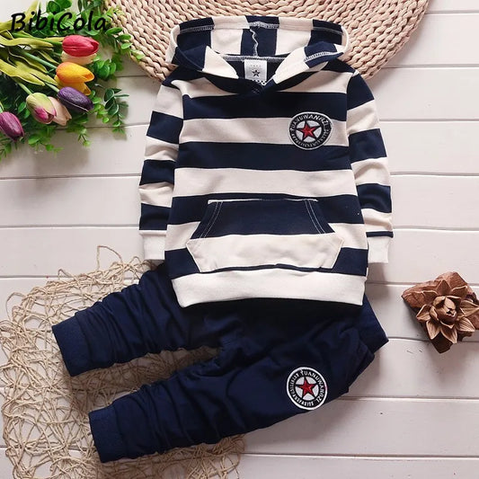 BibiCola New fashion spring autumn boys clothing sets Kids Boys hoodies sport suit Children Boys Clothing kids tracksuit set