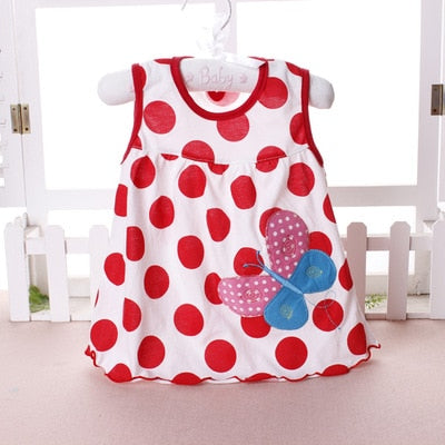 Summer Baby Dress New Girls Fashion Infantile Dresses Cotton Children's Clothes Flower Style Kids Clothing Princess Dress