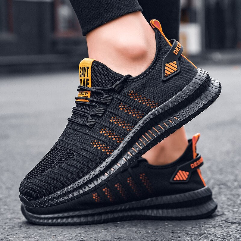 Summer Breathable Men Casual Shoes Soft Comfortable Fashion Sneakers Versatile Running Shoes Sports