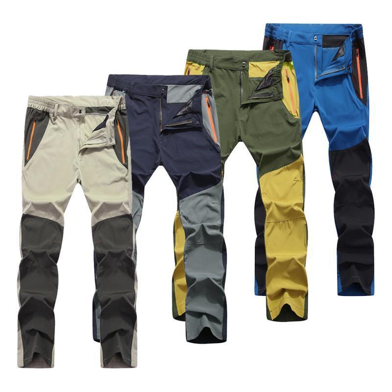 Men Hiking Pants For Outdoor Trekking Stretch Trousers Mountain Climbing Fishing Long Trousers Sweat Pants And Jogger