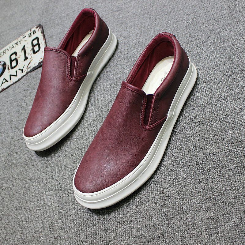 Genuine Leather Men Shoes Luxury Brand Casual Shoes Fashion Slip On Men &#39; S Loafers Men Moccasins Italianblackmale Driving Shoes