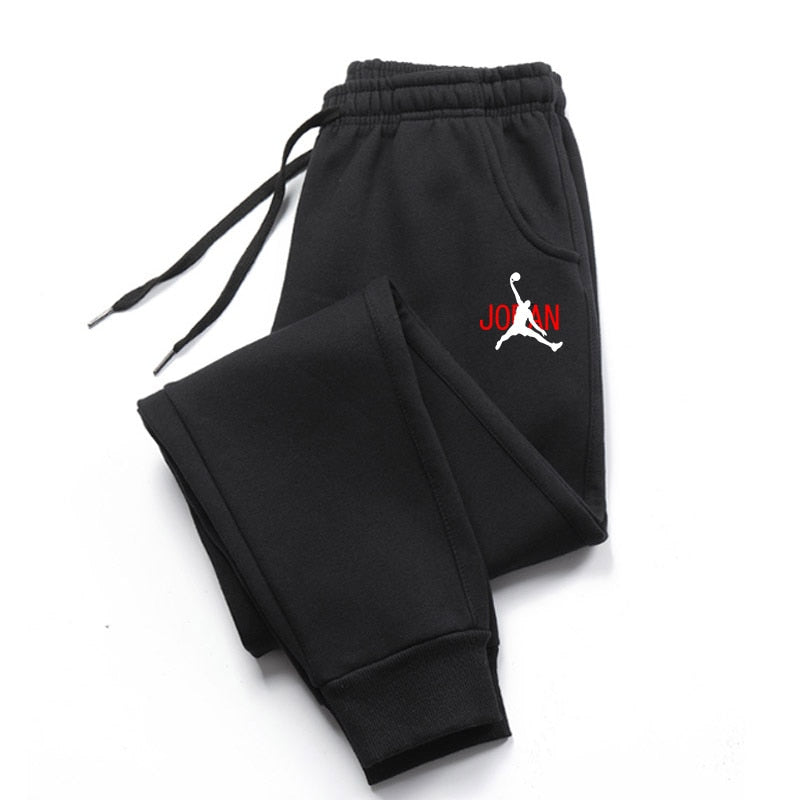 Autumn And Winter Fleece 4-color Sweatpants Brand Men&#39;s Clothing Trousers Fashion Drawstring Casual Pants Jogging Sports Pants