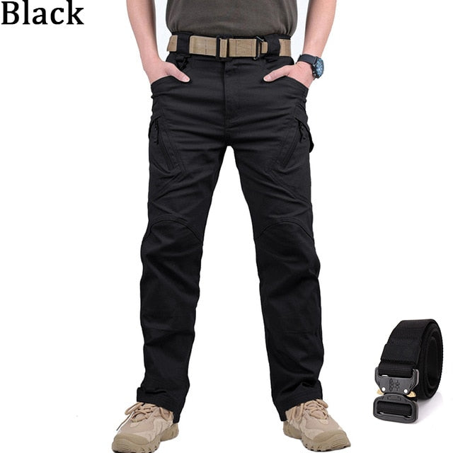 IX9 City Military Tactical Pants Men SWAT Combat Army Pants Casual Men Hiking Pants Outdoors Trousers Cargo Waterproof Pants