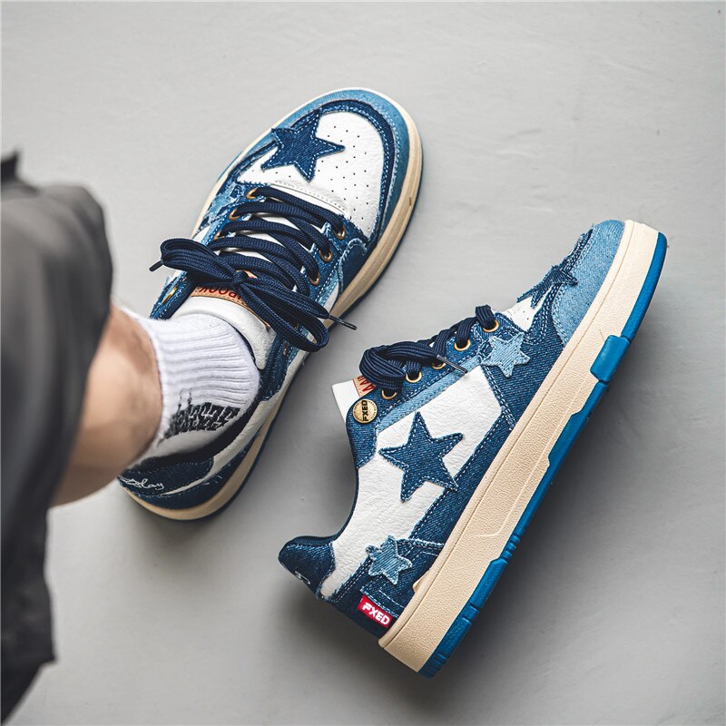 Men&#39;s Sneakers Retro Stars Shoes Skateboarding Sports Shoes Outdoor Fashion Multicolor Luxury Casual Trainers Tenis Masculino