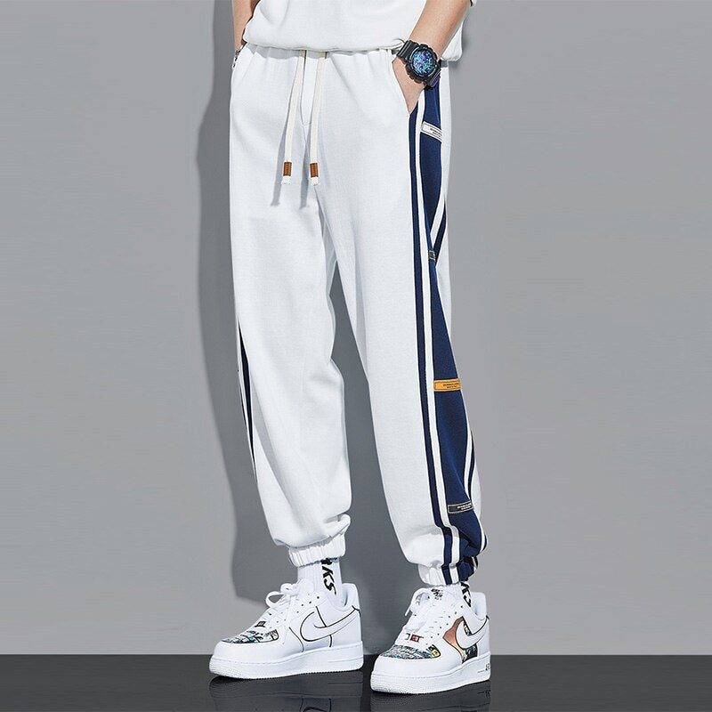 Autumn Loose Side Stripe Baggy Pants Men Streetwear Casual Side Stripe Track Pants 2023 Men&#39;s Trousers Sweatpants Joggers Mens