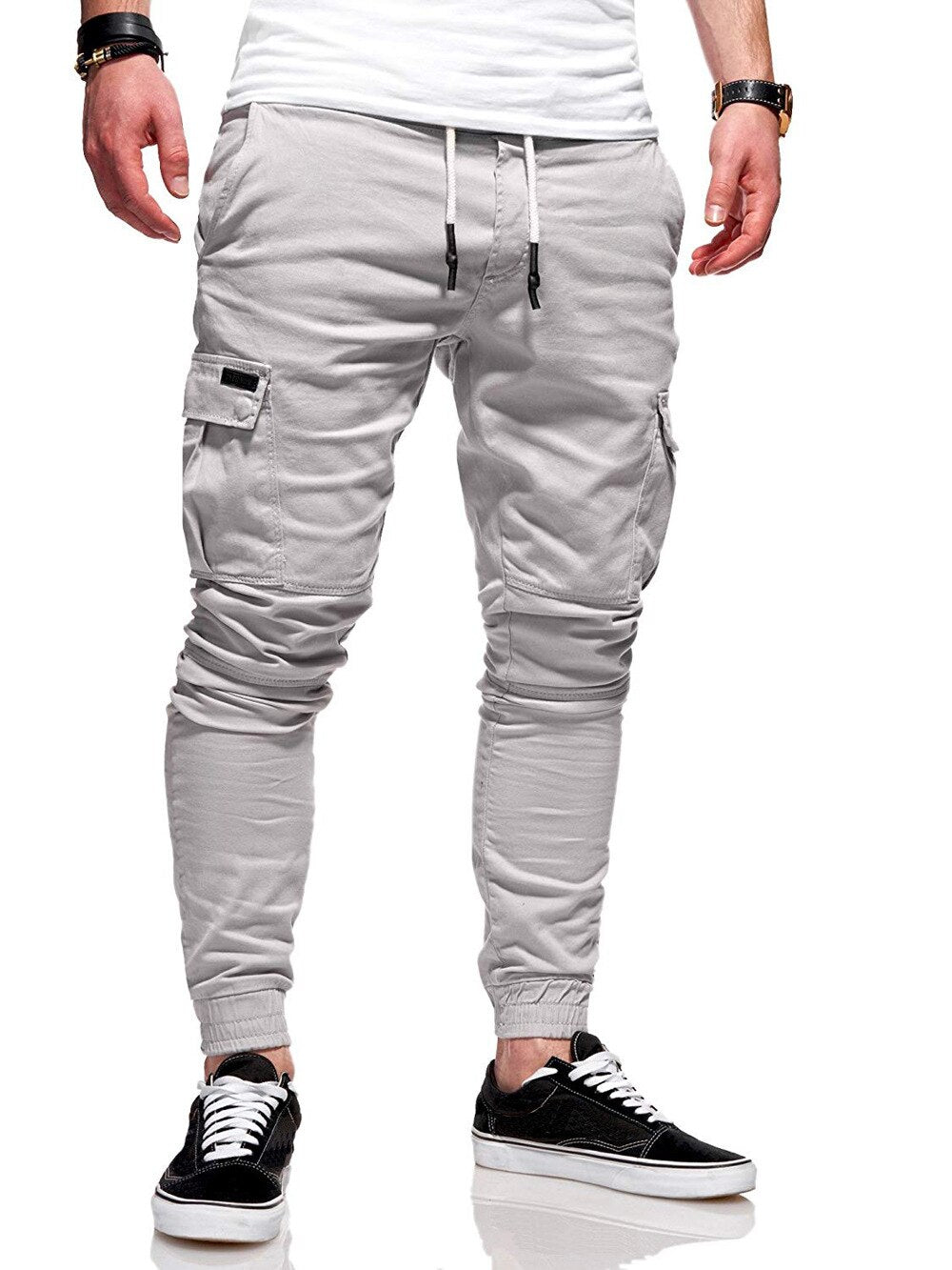 2023 New Men Cargo Pants Summer Casual Military Army Joggers Pant Multi Pocket Solid Color Long Trousers Fashion Male Leggings