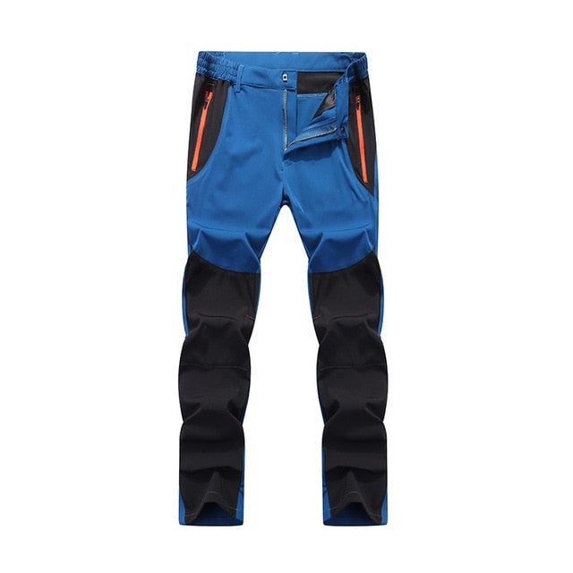 Men Hiking Pants For Outdoor Trekking Stretch Trousers Mountain Climbing Fishing Long Trousers Sweat Pants And Jogger