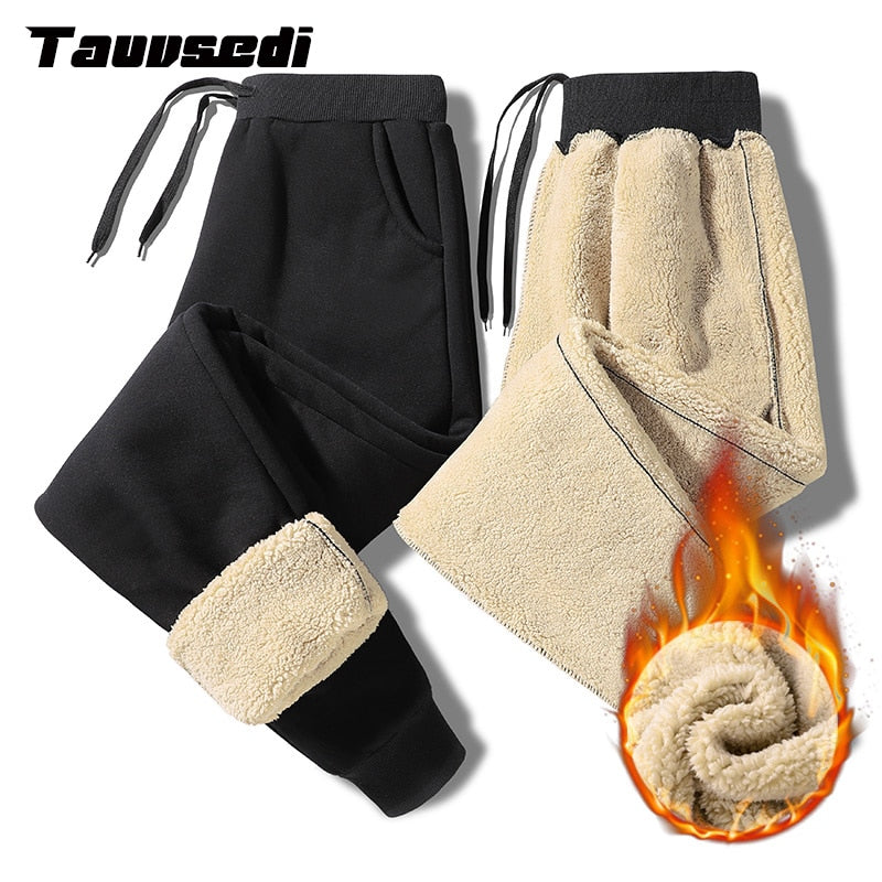 New Men Winter Warm Pants Men Thicken Sweatpants Mens Casual Fleece Sports Pants Autumn Fashion Brand Joggers Trousers Male Hots