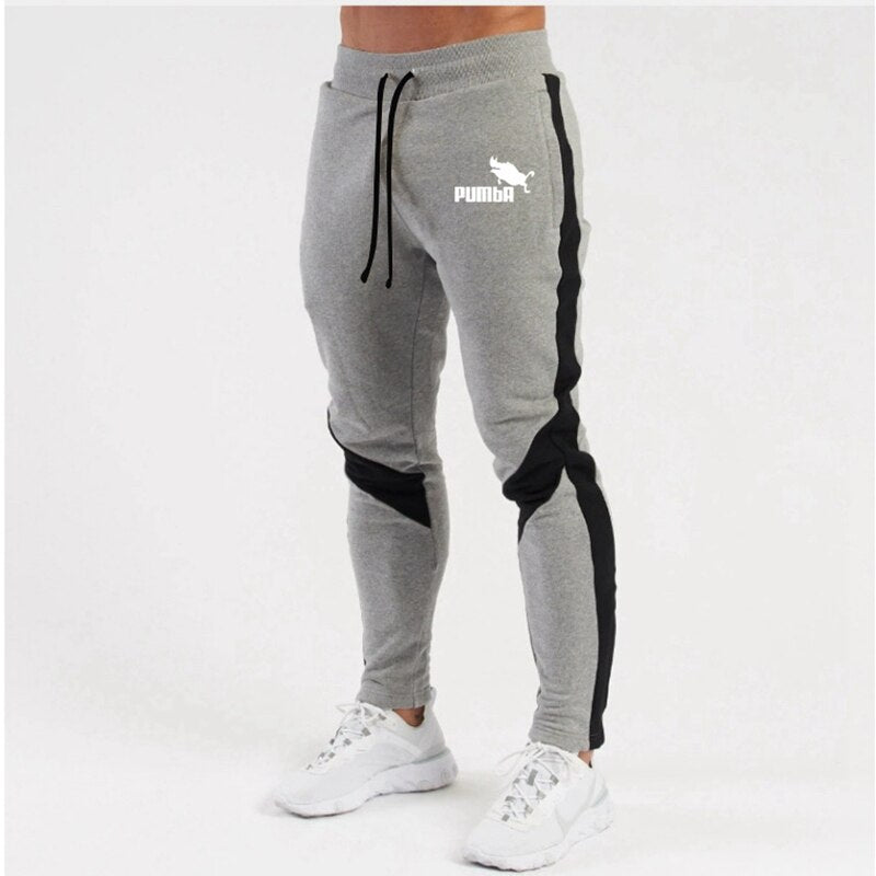 Gym Pants Men Quick Dry Trousers Builting Flap Pockets Spring Autumn Lace-up Straight Pants Fitness Trousers Sportswear