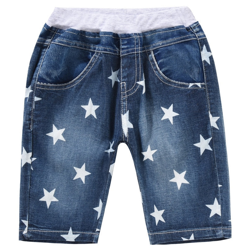 Summer Boys denim shorts Fashion elasticity jeans Kids casual cowboy shorts child shorts new small and medium child clothing