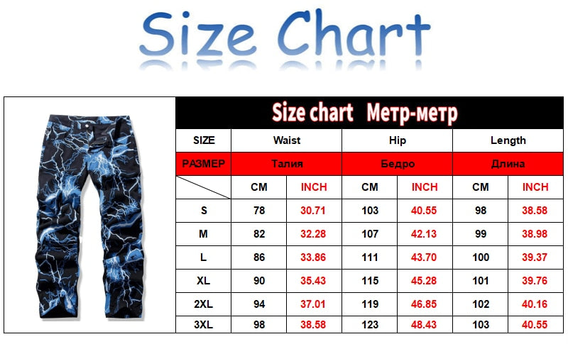 Minus Two New Fashion Mens Jeans Lightning Printed Tie Dye Black Jean Trousers Men Streetwear Y2K Denim Pants Pantalones Hombre