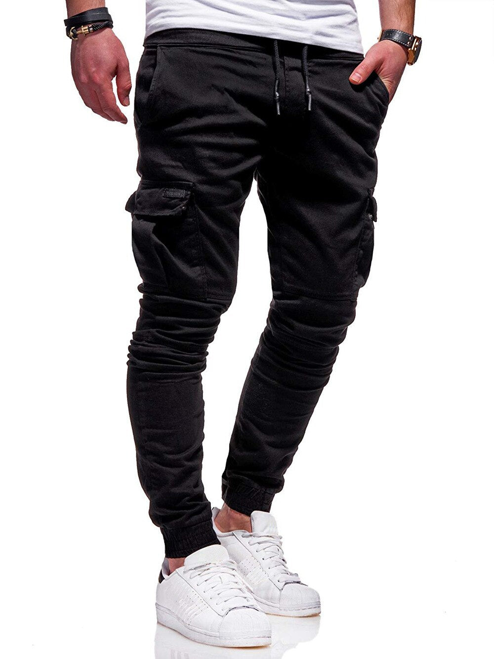 2023 New Men Cargo Pants Summer Casual Military Army Joggers Pant Multi Pocket Solid Color Long Trousers Fashion Male Leggings