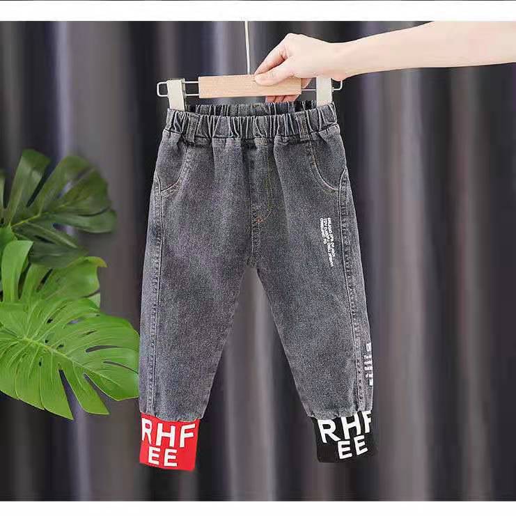 Autumn Spring Black Jeans for Boys Denim Trousers  Baby Boys Jeans Pants Kids Cotton Casual Boy Clothes 2-9year