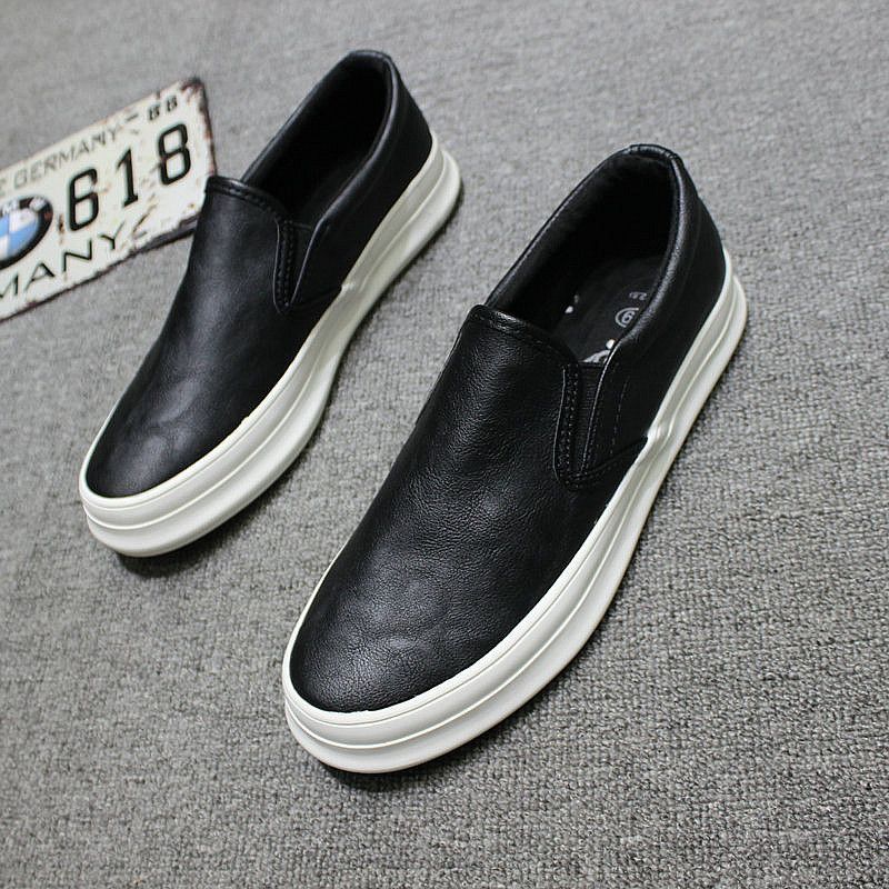 Genuine Leather Men Shoes Luxury Brand Casual Shoes Fashion Slip On Men &#39; S Loafers Men Moccasins Italianblackmale Driving Shoes