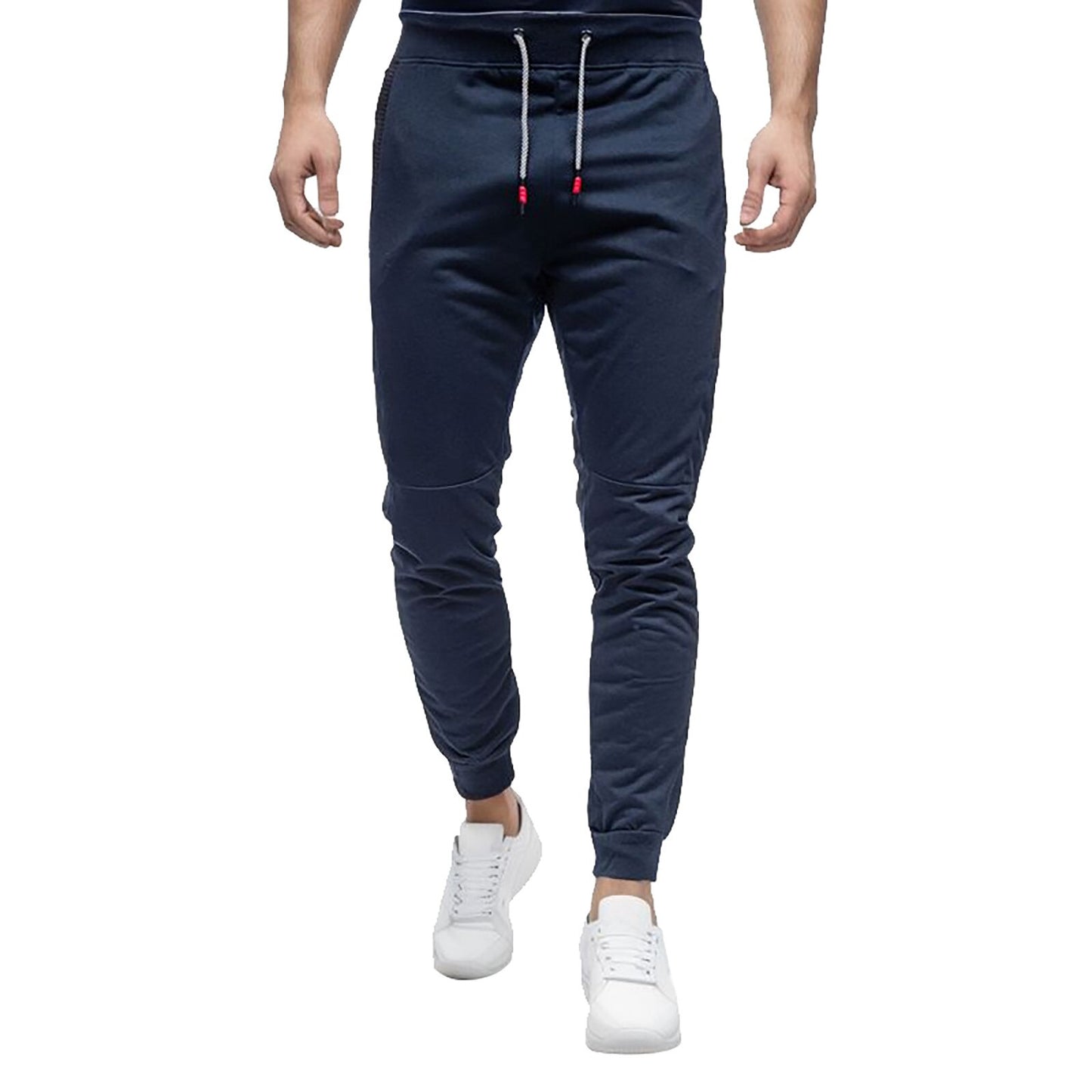 Mens Pants Athletic Workout Jogger Sweatpants For Men Cargo Pants With Zipper Pocket Drawstring Exercise Fitness Male Outfits