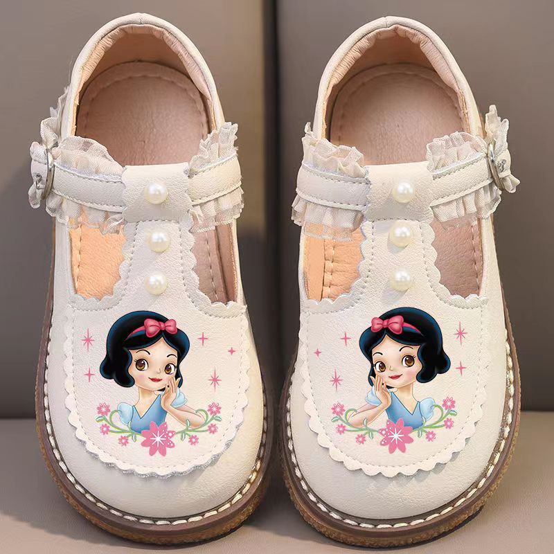 2023 Spring and autumn new girls soft soled princess shoes non-slip bean shoes baby walking shoes Lolita girl fashion shoes