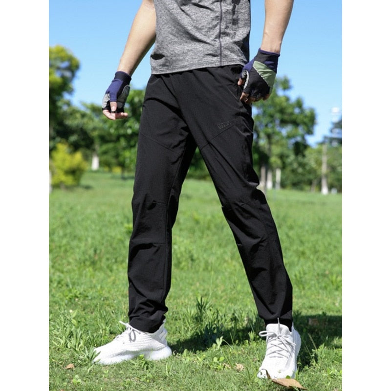 Summer Light&amp;Thin Sweatpants Men Breathable Quick Dry Outdoor Sport Span Trousers Male Stretch Nylon Casual Long Track Pants