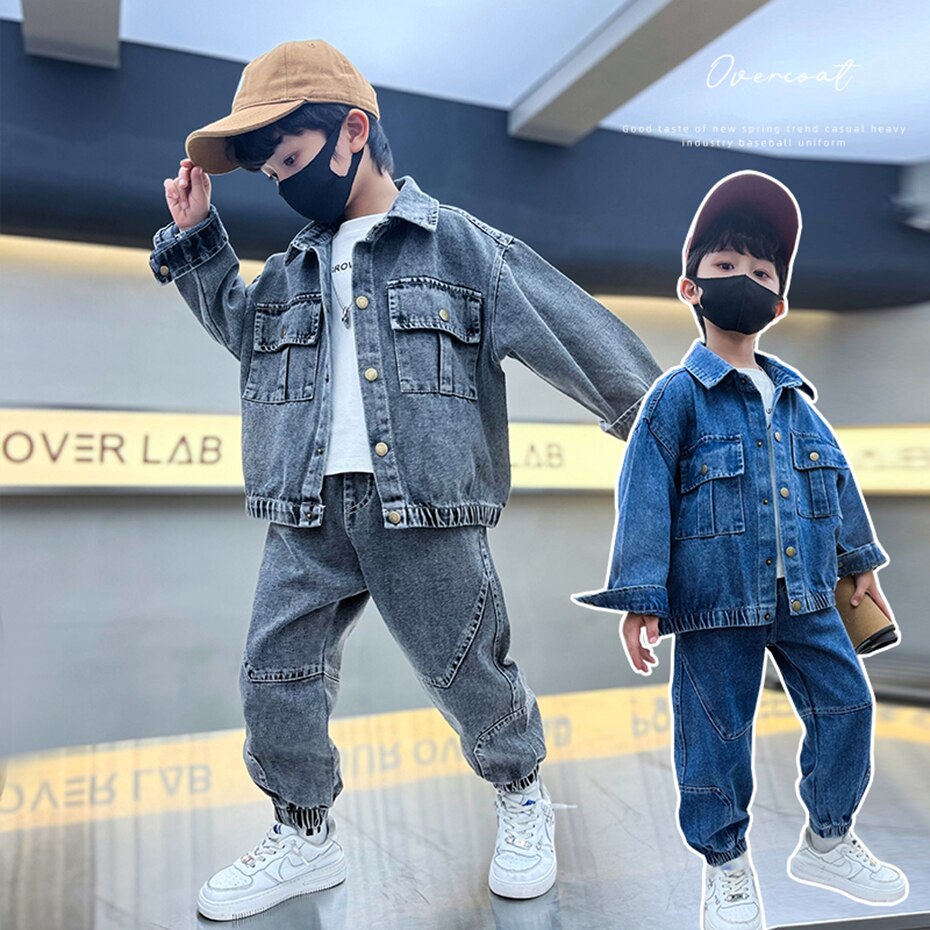 Kids Clothes Boys Jacket + Pants Clothes For Boys Casual Style Boy Clothing Spring Autumn Childrens Clothing