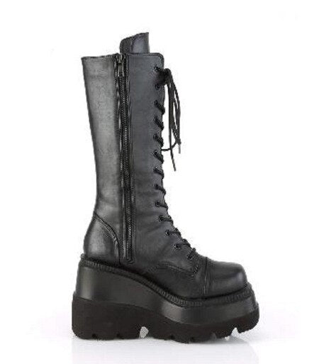 Winter Women&#39;s Shoes Size 43 Gothic Style Platform Boots Motorcycle Rider Boots But Knee Boots With A Thin Head Women&#39;s Boots