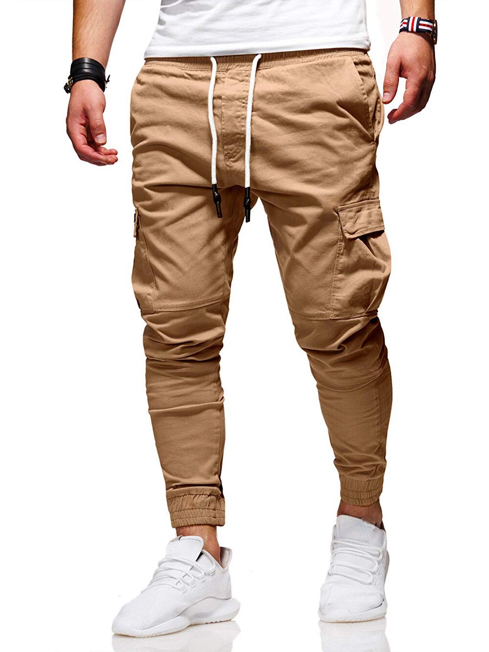 2023 New Men Cargo Pants Summer Casual Military Army Joggers Pant Multi Pocket Solid Color Long Trousers Fashion Male Leggings