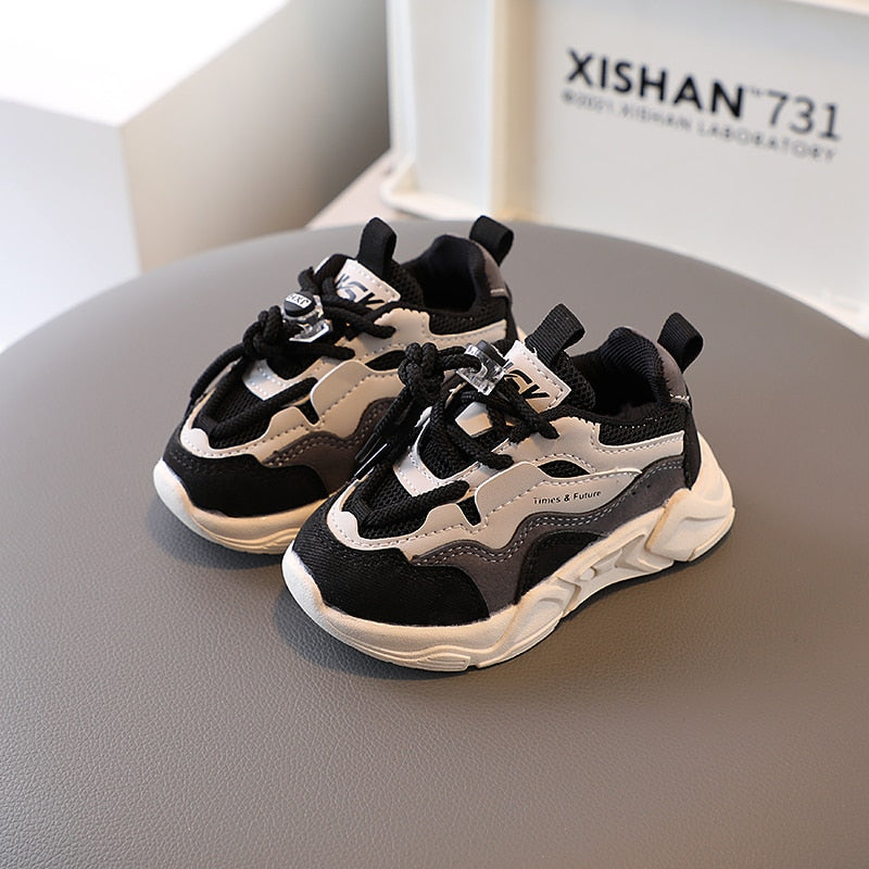 Baby Boys Shoes Kids Casual Sneakers Running Sports Shoes 2023 Spring Autumn Toddlers Boys Girls Shoes Fashion Soft for School